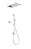 Tres Shower Technology® Zestaw elektronicznej baterii termostatycznej podtynkowej 3-drożnej Shower Technology Blue Edition prysznicowej 09286307